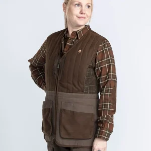 Pinewood® Shooting Väst Dam / Suede Brown